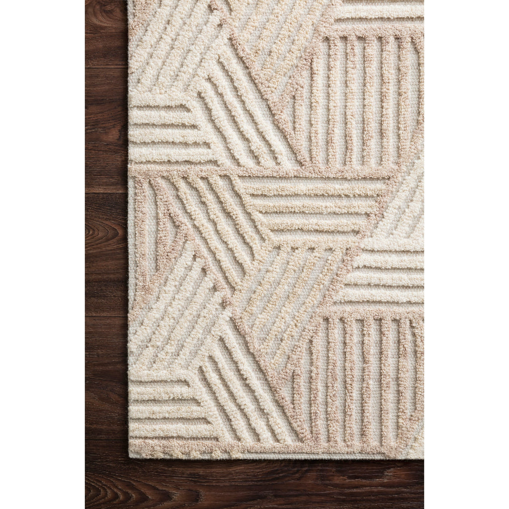 Alexander Home Kanarra Hand-Tufted Geometric Modern Wool Area Rug