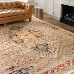 Alexander Home Luxe Antiqued Distressed Boho Area Rug