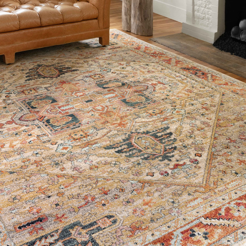 Alexander Home Luxe Antiqued Distressed Boho Area Rug