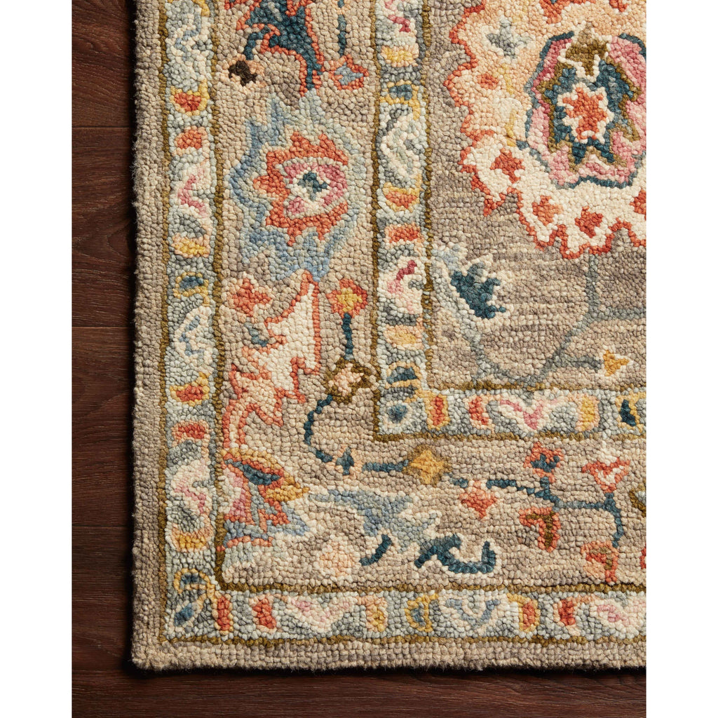Alexander Home Megan Floral Hand-Hooked 100% Wool Area Rug