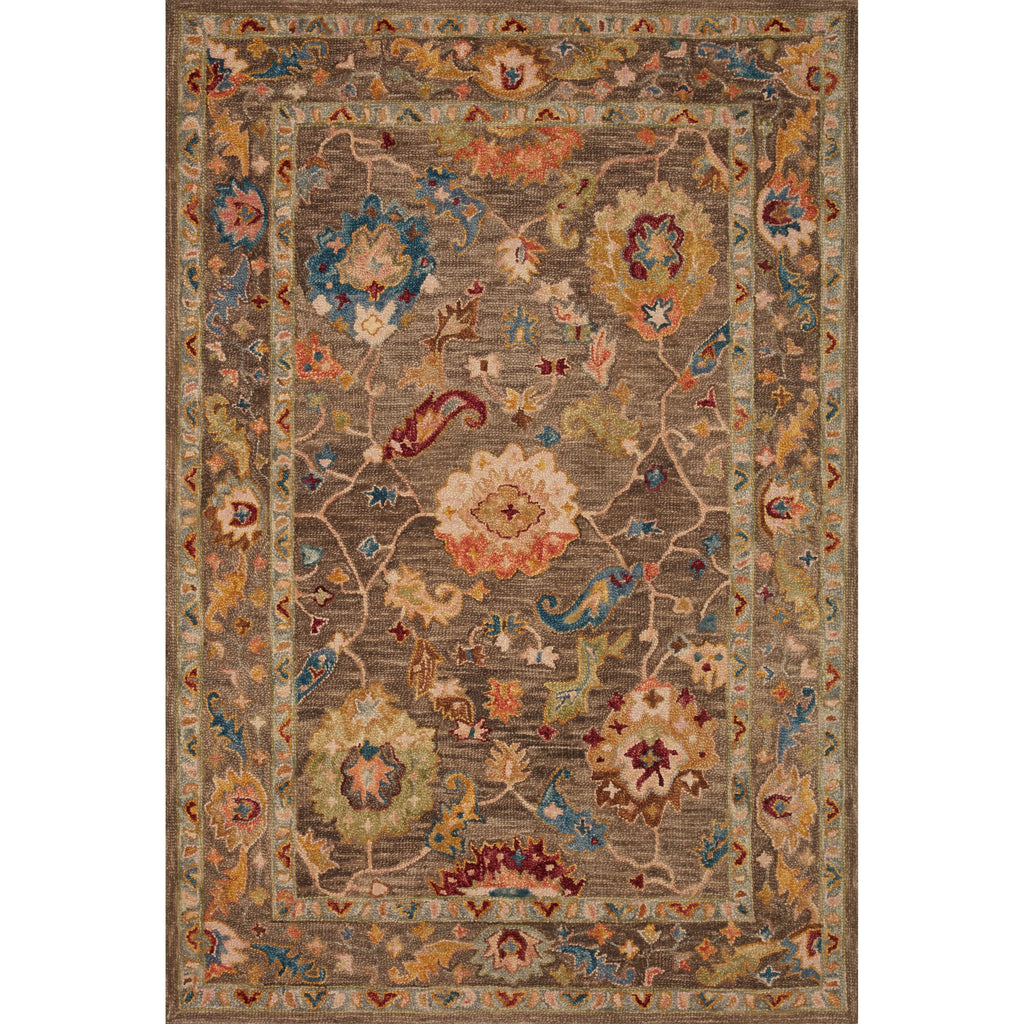 Alexander Home Megan Floral Hand-Hooked 100% Wool Area Rug
