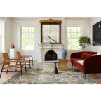 Alexander Home Sara Boho Terracotta Medallion Ultra Plush Area Rug