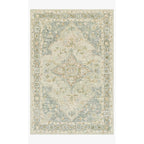 Tapis traditionnel en laine crocheté à la main en mosaïque Alexander Home