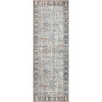 Alexander Home Sophia Distressed Grey Oriental Area Rug