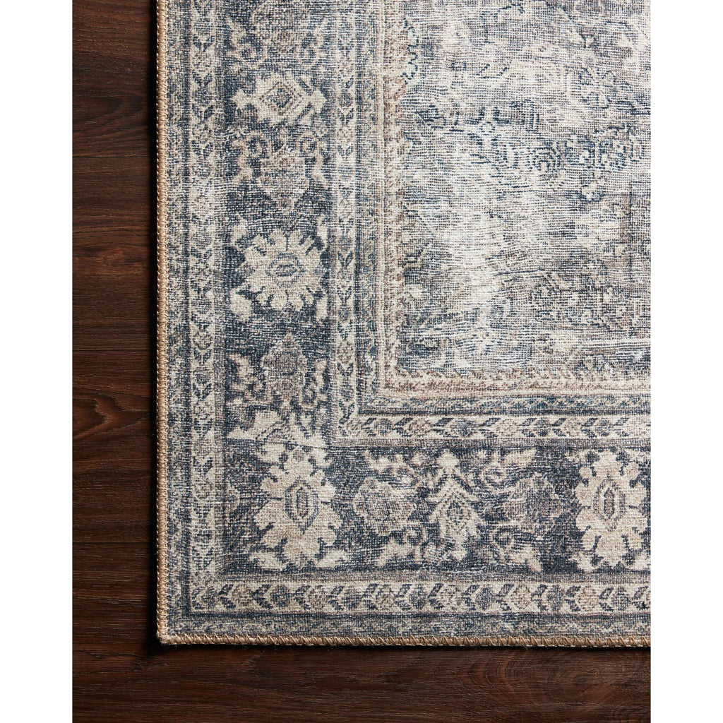 Alexander Home Sophia Distressed Grey Oriental Area Rug