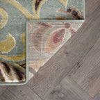 Decora Farmhouse Floral Indoor Area Rug