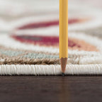 Decora Farmhouse Floral Indoor Area Rug