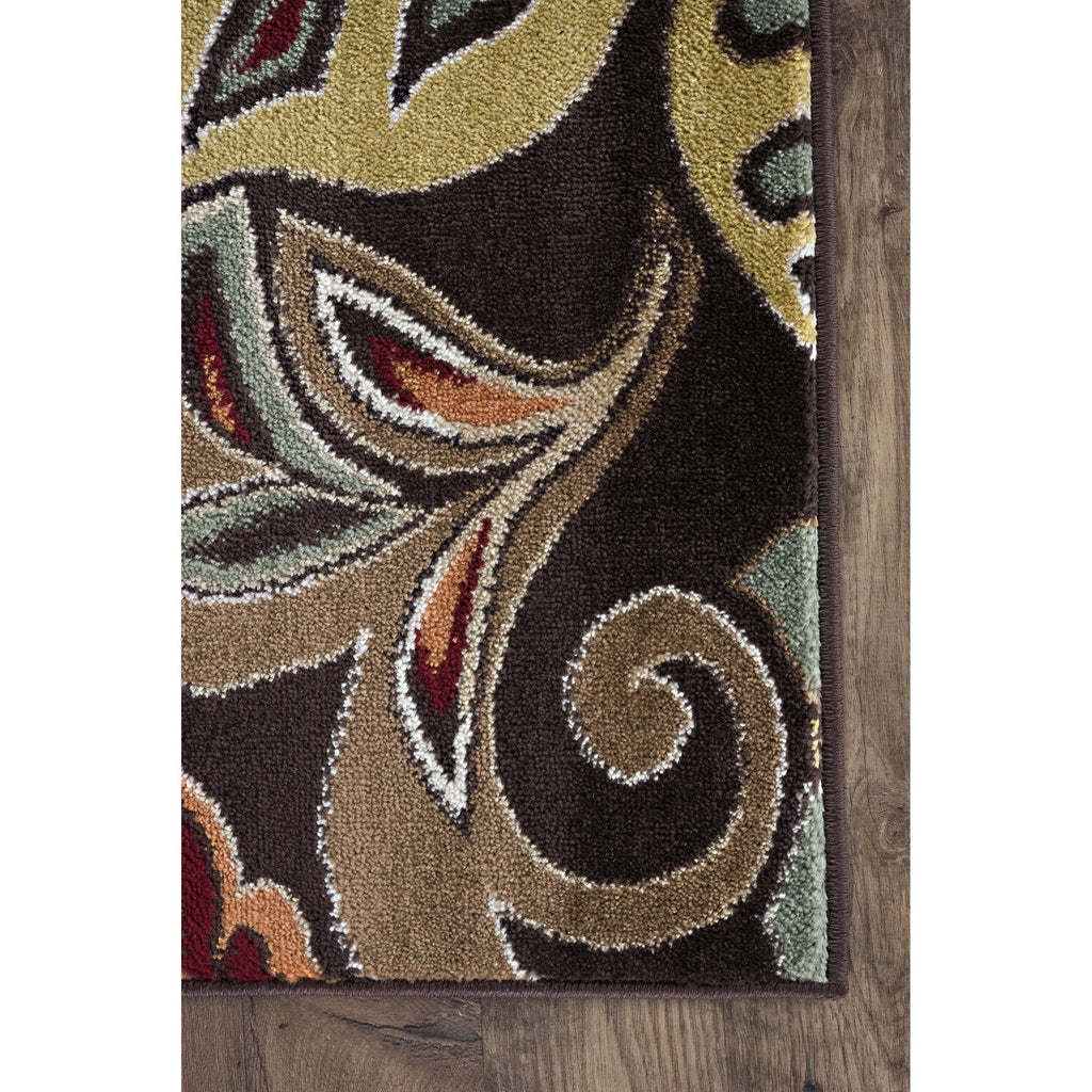 Decora Farmhouse Floral Indoor Area Rug
