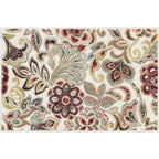 Decora Farmhouse Floral Indoor Area Rug