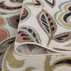 Decora Farmhouse Floral Indoor Area Rug