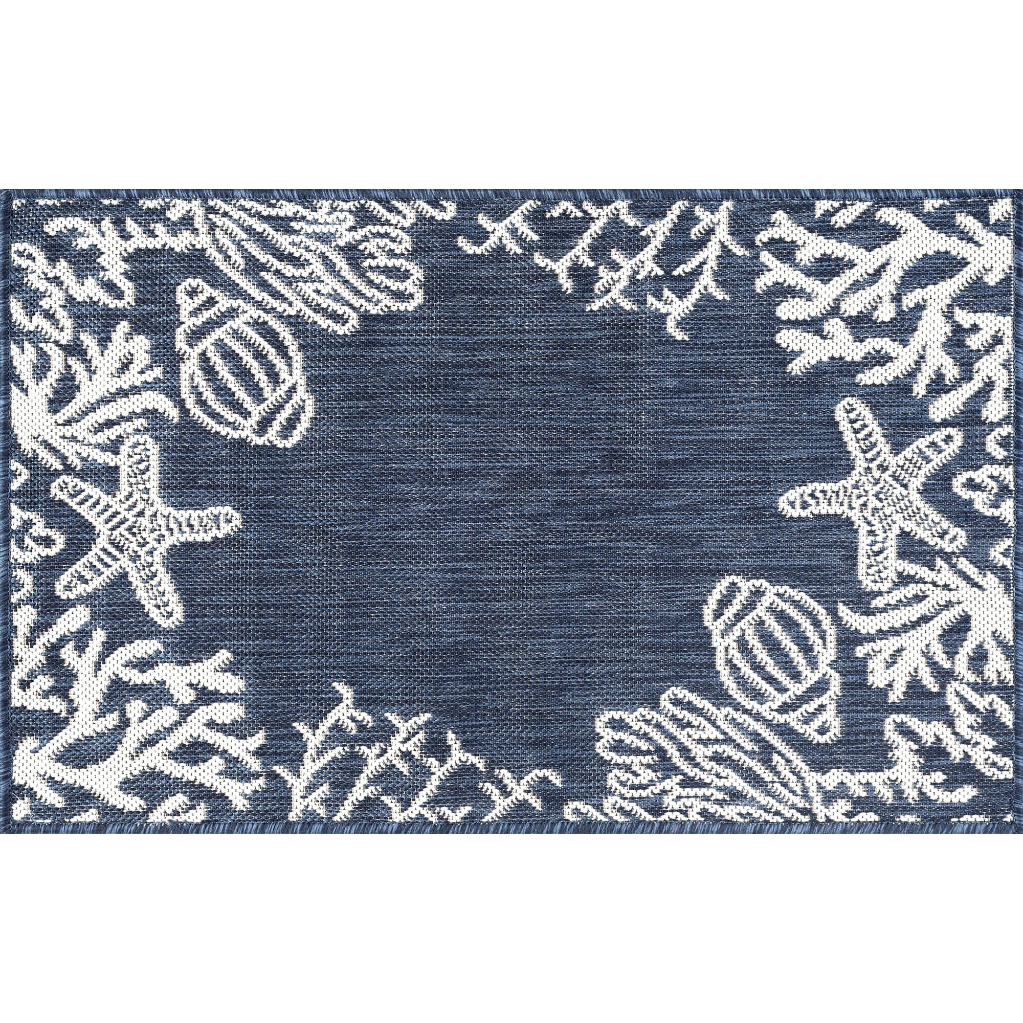 Exo Coastal Graphic Print Indoor/Outdoor Area Rug