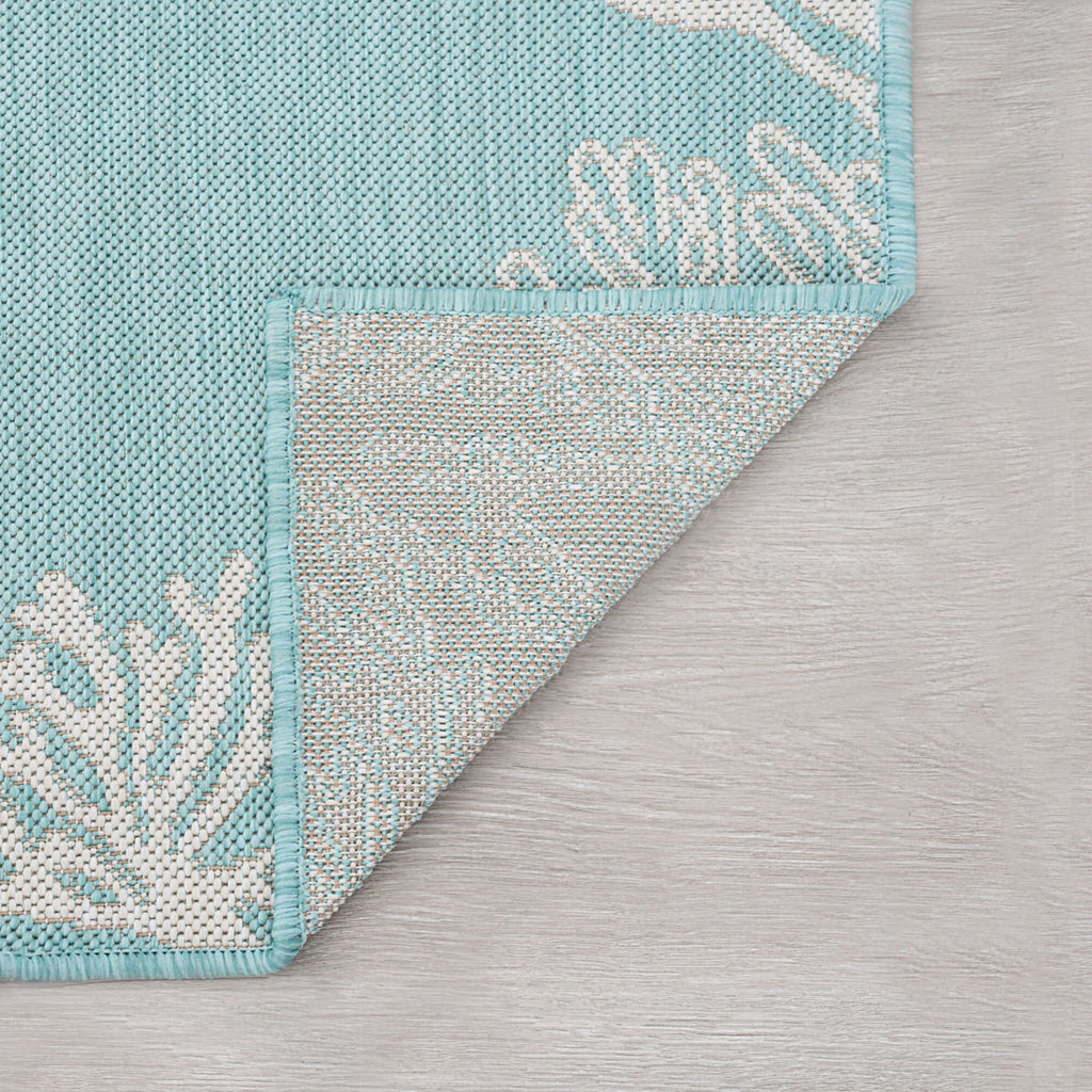 Exo Coastal Graphic Print Indoor/Outdoor Area Rug
