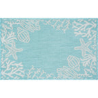 Exo Coastal Graphic Print Indoor/Outdoor Area Rug