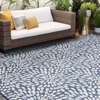 Exo Coastal Floral Indoor/Outdoor Area Rug