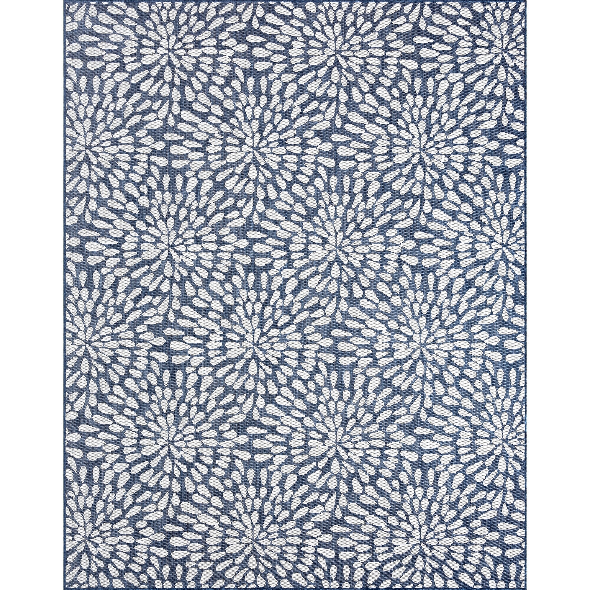 Exo Coastal Floral Indoor/Outdoor Area Rug