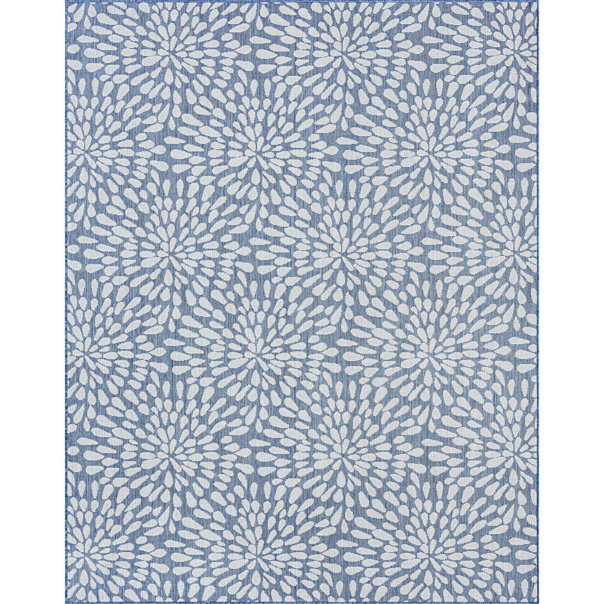 Exo Coastal Floral Indoor/Outdoor Area Rug