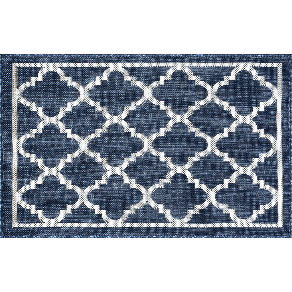 Exo Coastal Geometric Indoor/Outdoor Area Rug