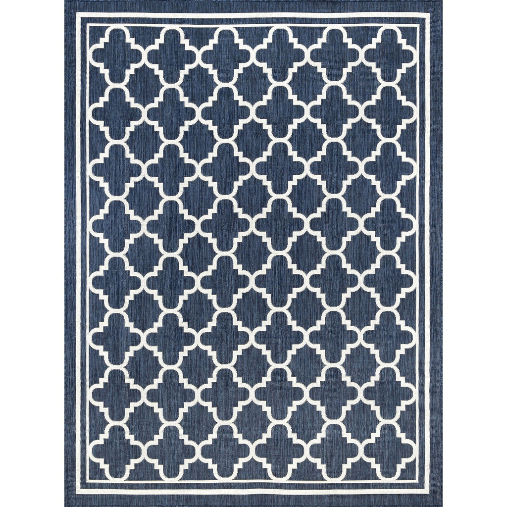 Exo Coastal Geometric Indoor/Outdoor Area Rug