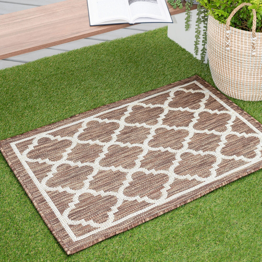 Exo Coastal Geometric Indoor/Outdoor Area Rug