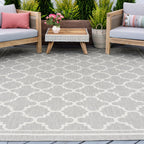 Exo Coastal Geometric Indoor/Outdoor Area Rug