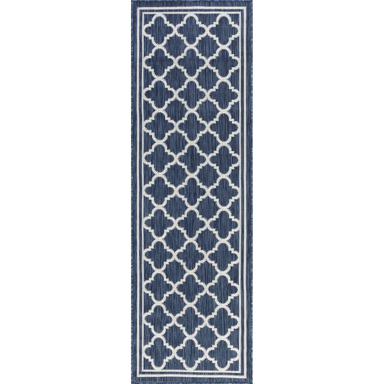 Exo Coastal Geometric Indoor/Outdoor Area Rug