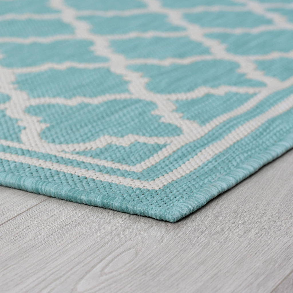 Exo Coastal Geometric Indoor/Outdoor Area Rug