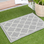 Exo Coastal Geometric Indoor/Outdoor Area Rug