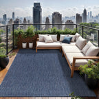 Aloha Washable Solid Indoor Outdoor Area Rug Patio Deck Living Room