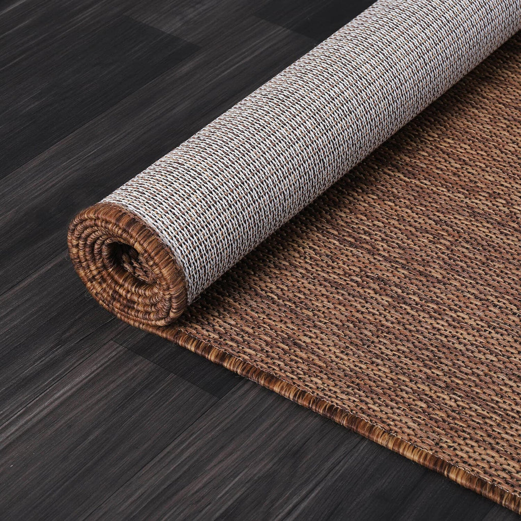 Aloha Washable Solid Indoor Outdoor Area Rug Patio Deck Living Room