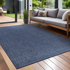 Aloha Washable Solid Indoor Outdoor Area Rug Patio Deck Living Room