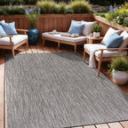 Aloha Washable Solid Indoor Outdoor Area Rug Patio Deck Living Room