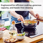 Saucière Alva Maestro en acier inoxydable 5 plis - 1,6 pinte. Non toxique