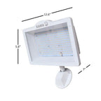 Amax Lighting 83W Aluminum with Heat Sink LED Light White Finish