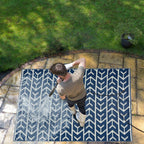 Amsterdam Design 100% Eco-friendly Lightweight Plastic Outdoor Mat/Rug