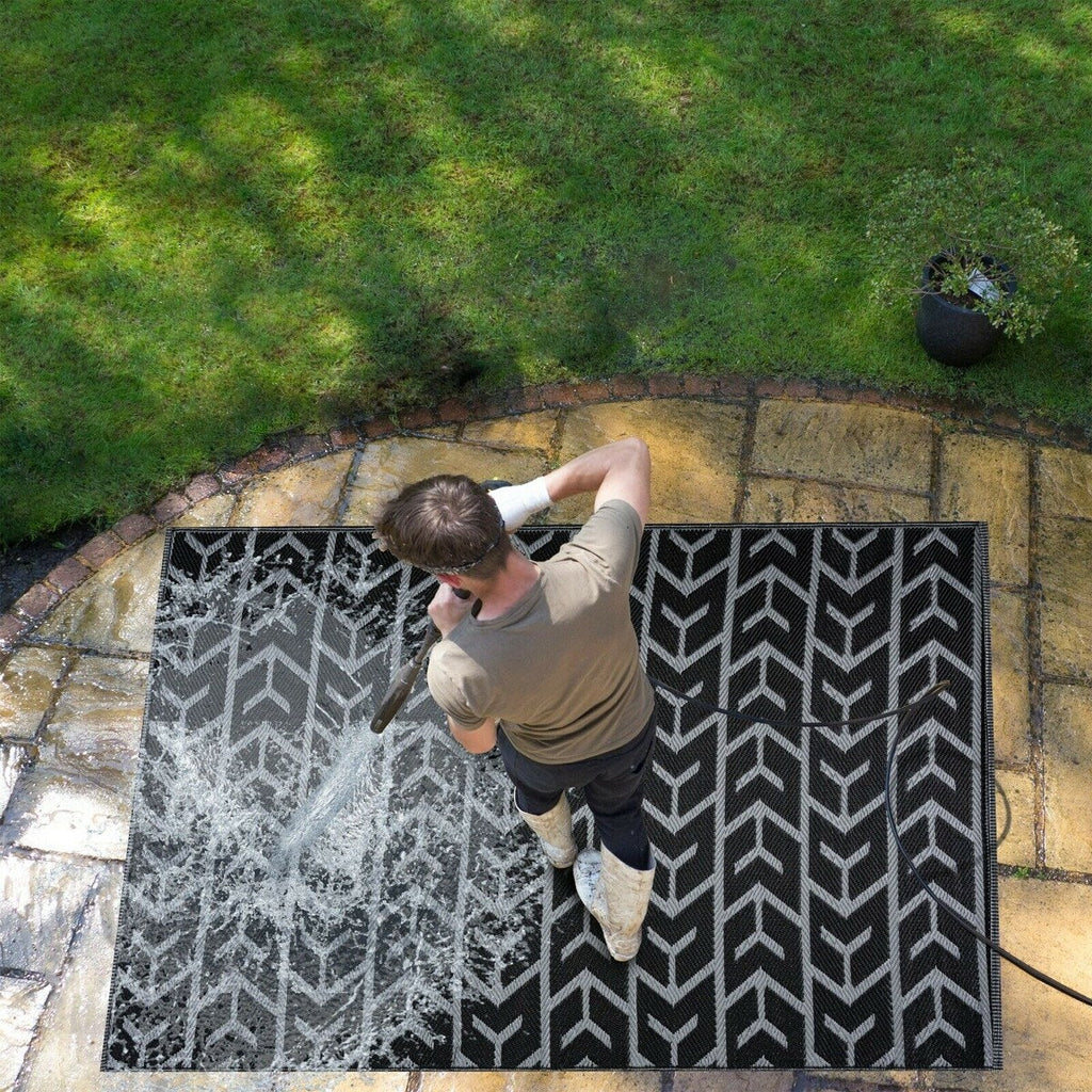 Amsterdam Design 100% Eco-friendly Lightweight Plastic Outdoor Mat/Rug