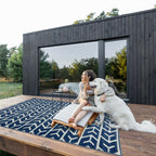 Amsterdam Design 100% Eco-friendly Lightweight Plastic Outdoor Mat/Rug