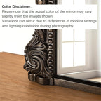 Miroir mural en arc, miroirs d'appoint baroques - 36 × 23