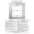 Arlo Blinds Cordless Lift Whitewash Bamboo 60-inch Roman Shade