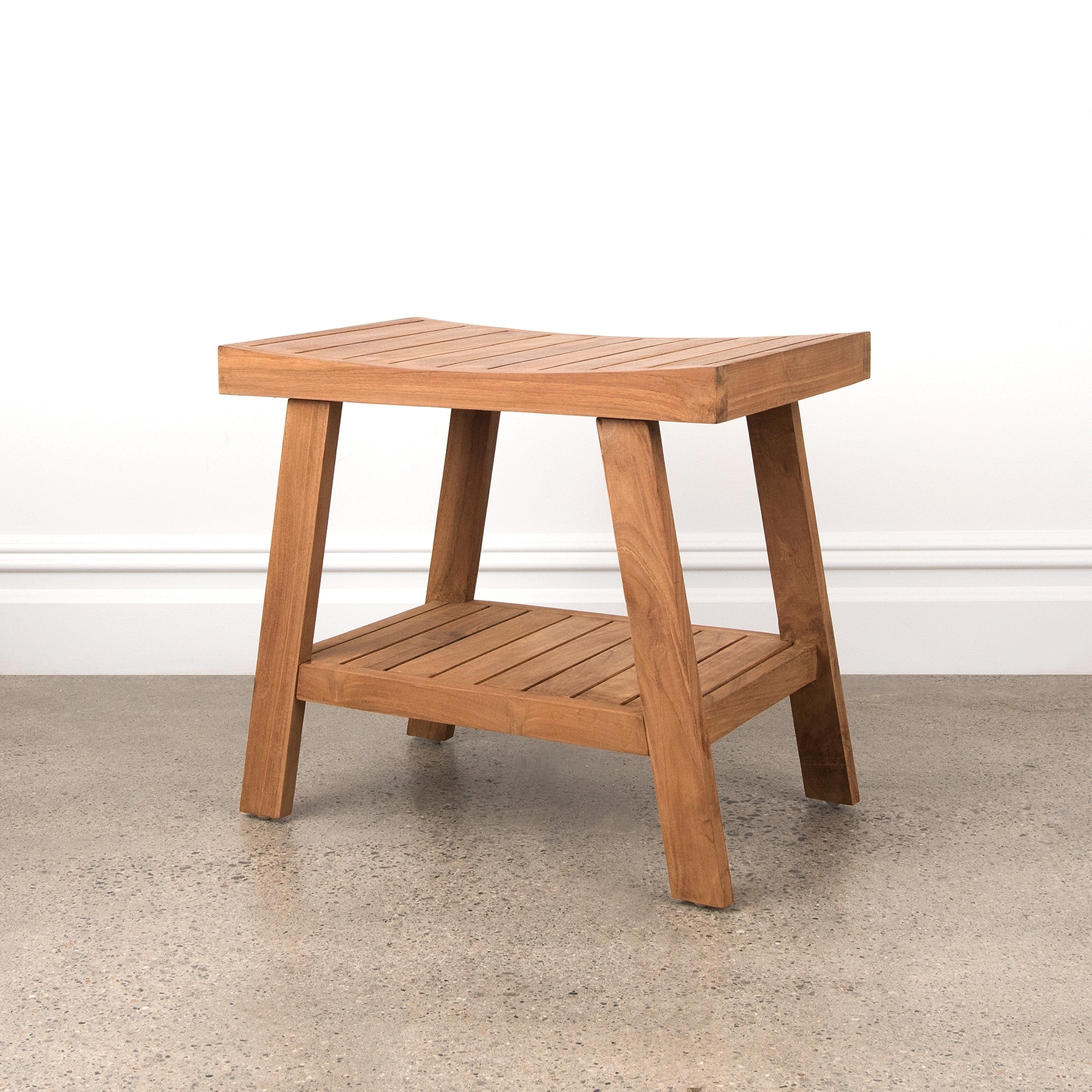 Table/banc de douche en teck indonésien Aurora Home