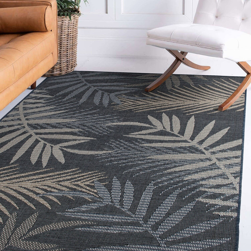 Bahama Palm Frond Indoor/Outdoor Area Rug