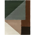 Balta Jordan Modern Color Block Shag Area Rug