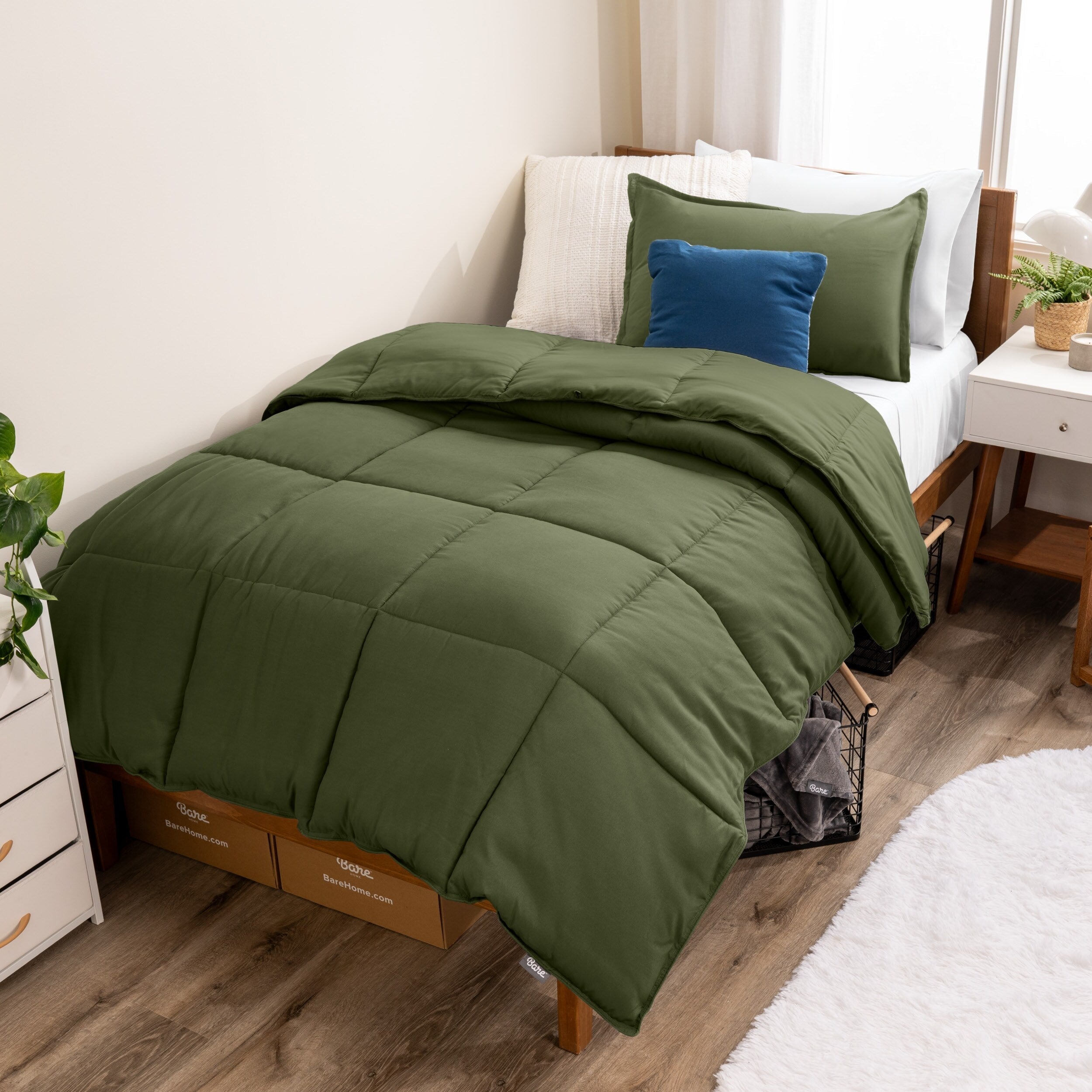 Bare Home Hypoallergenic Down Alternative Comforter Set