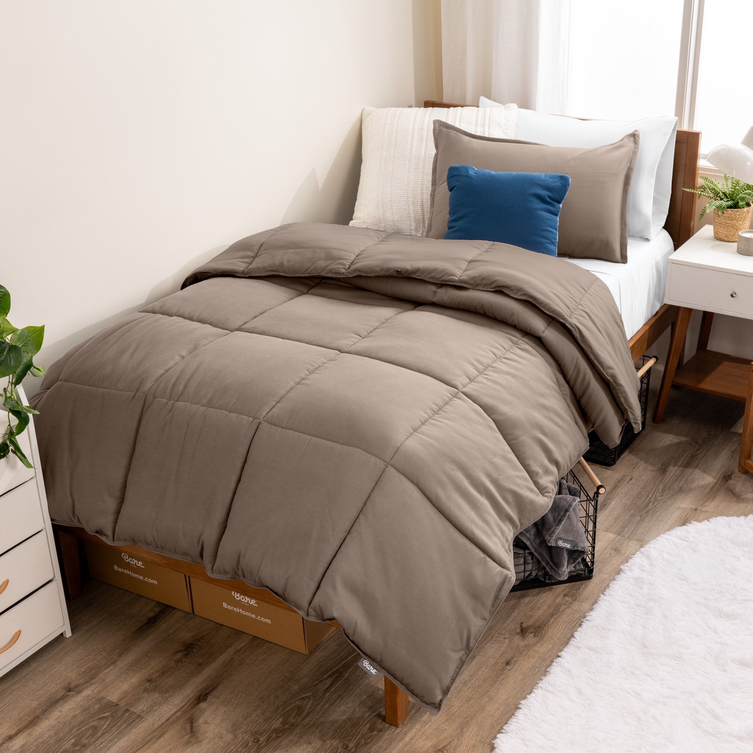 Bare Home Hypoallergenic Down Alternative Comforter Set