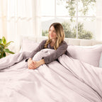 Bare Home Organic Cotton Duvet Cover Set - Smooth Sateen Weave