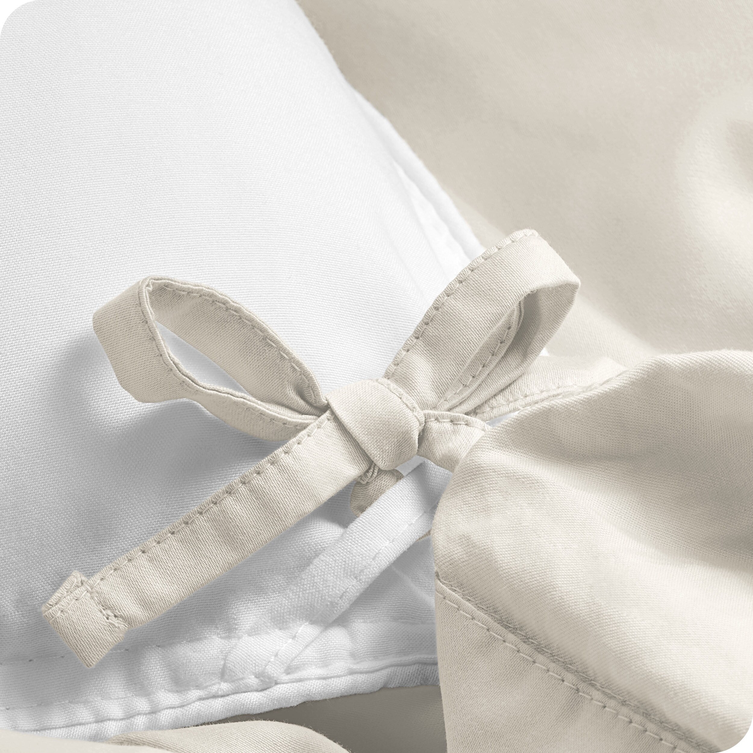 Bare Home Organic Cotton Percale Duvet Cover Set