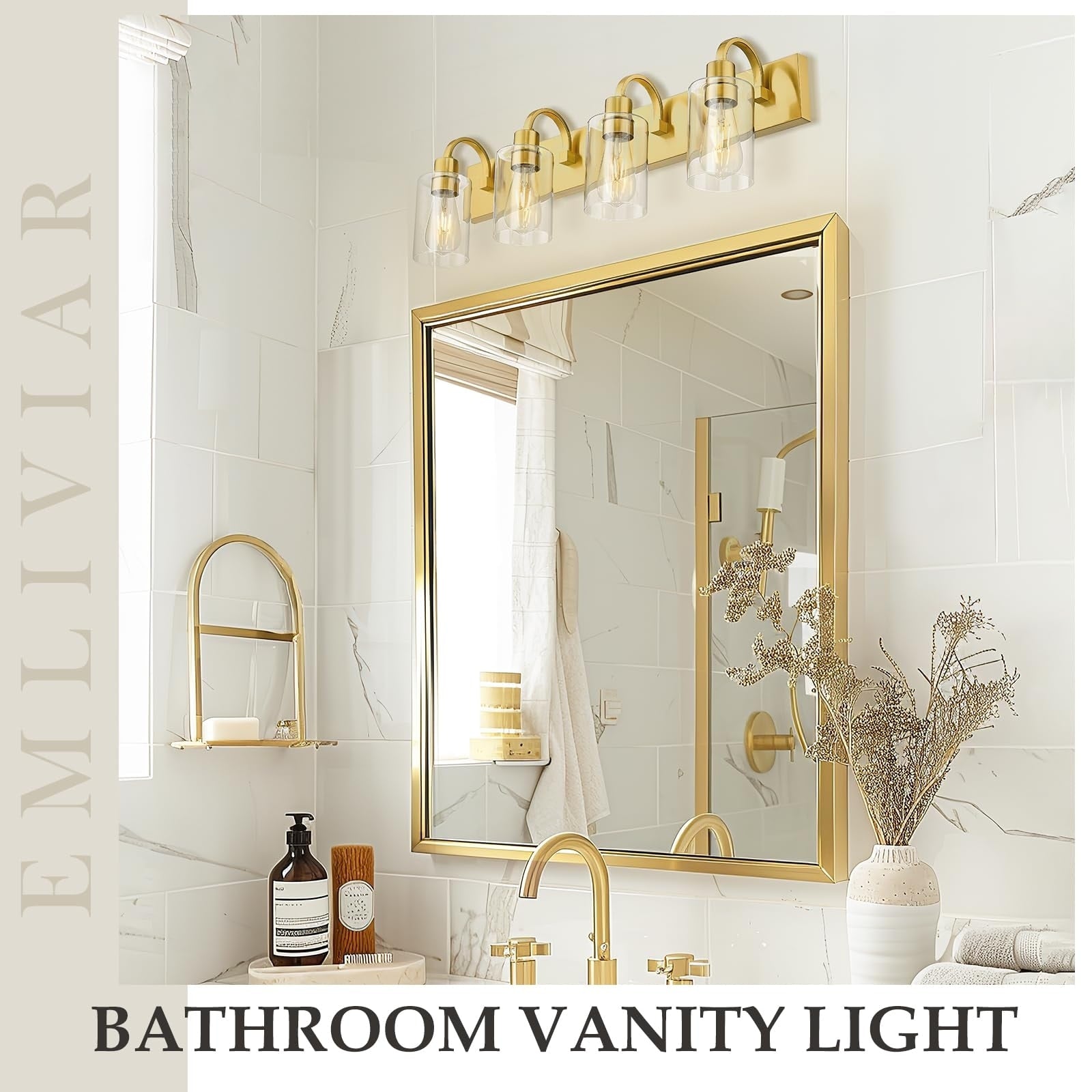 Bathroom Vanity Light Fixtures - Farmhouse Wall Light for Bathroom