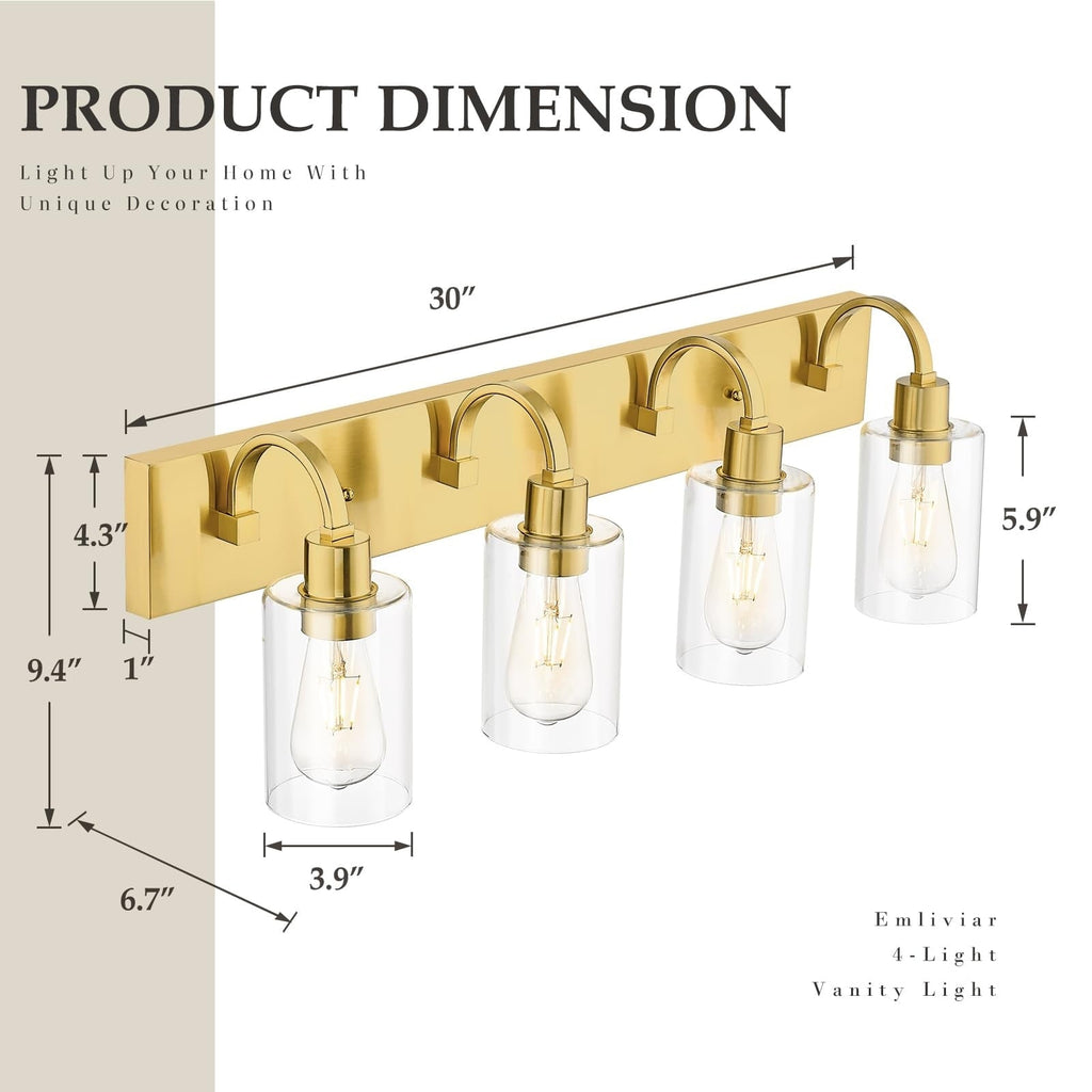 Bathroom Vanity Light Fixtures - Farmhouse Wall Light for Bathroom