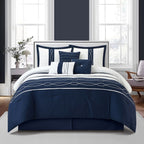 Bellerose 7 Piece Modern Geometric Comforter Set