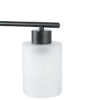 Bellevue Lydia 3 lumières 23 large lampe de salle de bain avec verre givré