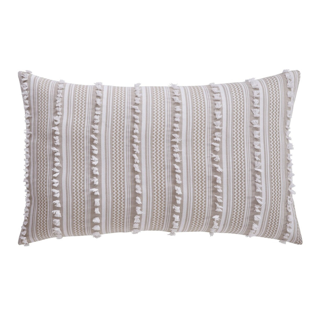 Better Trends Angelique Comforter Set 100% Cotton Tufted Soft Plush Chenille Elegant Stripes Machine Washable & Tumble Dry